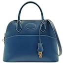 Hermès bag Bolide 31 YEAR 2004 In light blue leather