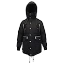 Dsquared2 Oversized Duffle Coat in Black Polyester