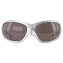 Óculos de Sol - Balenciaga - Acetato - Prata