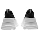 Tread Slick Sneakers in Black Polyester - Alexander Mcqueen