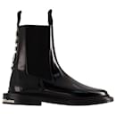 AJ1295 Boots - Toga Virilis - Leather - Black - Toga Pulla