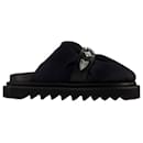AJ1280 Sandals - Toga Pulla - Leather - Black