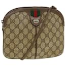 GUCCI GG Canvas Web Sherry Line Shoulder Bag Beige Red 904.02.047 auth 44304 - Gucci