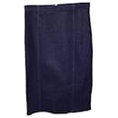 Polo Ralph Lauren Denim Pencil Skirt in Blue Cotton