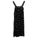 Zimmermann Sunray Floral Print Dress in Black Polyester