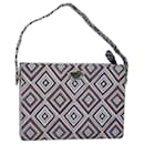 PRADA Shoulder Bag Canvas Purple Auth bs5783 - Prada