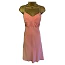 Georges Rech Synonyme Peach Diamante Straps Fit & Flare Dress UK 12 US 8 Unione Europea 40