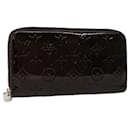 LOUIS VUITTON Monogram Vernis Zippy Wallet Wallet Amarante M93522 LV Auth 44656 - Louis Vuitton