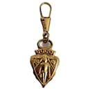 gucci 1980's Gold Plated knight soldier bag charm, keychain and bag zipper - Gucci