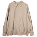 Burberry Vintage Collared Jacket in Beige Polyester