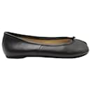 Maison Margiela Tabi Ballet Flats in Black Leather  - Maison Martin Margiela