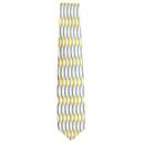 Cravatta stampata Gucci in seta gialla