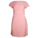 Victoria Beckham Shift Dress in Pink Wool