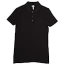 Loewe Anagram Poloshirt aus schwarzer Baumwolle