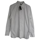 Chemise boutonnée classique Tom Ford en coton blanc