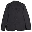 Jil Sander Tailored Single Breasted Blazer in Black Polyester