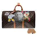 LOUIS VUITTON Keepall Bag in Brown Canvas - 100222 - Louis Vuitton