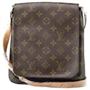 Louis Vuitton Monogram Musette Salsa Schultertasche aus Canvas mit kurzem Tragegurt in sehr gutem Zustand