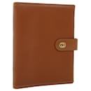 BVLGARI Doppio Tondo Day Planner Cover Cuero Marrón LI.D08.29086 Autenticación4537 - Bulgari