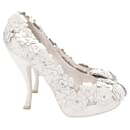 Chanel SS10 3D Camellia Embellished Heels