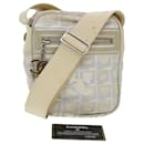 CHANEL Travel line Shoulder Bag Canvas Gray CC Auth yk7272 - Chanel