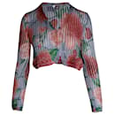 Loewe Paula’s Ibiza Knit Cardigan in Floral Print Viscose