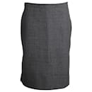 Moschino Cheap And Chic Skirt in Grey Wool 