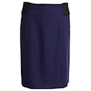 Alberta Ferretti Knee Length Skirt in Purple Wool