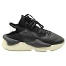 Y-3 Kaiwa  GX1053 Low-Top Sneakers in Black Leather - Y3