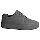 Axel Arigato Platform Sneakers in Grey Leather