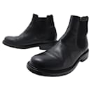 CHURCH'S SHOES ANTLER ANKLE BOOTS 6F 40 BLACK LEATHER CHELSEA BOOTS SHOES - Church's