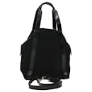 GUCCI Hand Bag Nylon 2way Black Auth ki3025 - Gucci