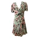 DvF floral silk chiffon dress, recent line - Diane Von Furstenberg