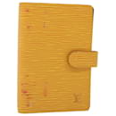 LOUIS VUITTON Epi Agenda PM Day Planner Cover Yellow R20059 LV Auth 45018 - Louis Vuitton