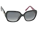 Christian Dior Gafas de sol Negro Rosa Auth cl607