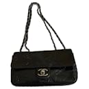 Chanel Timeless black leather shoulder bag (Limited edtion)