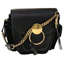 Chloe Shoulder Bag Leather Black Auth 45304 - Chloé