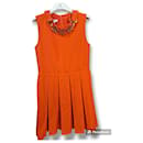 vestido de menina laranja gucci - Gucci
