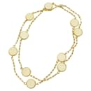 *** Van Cleef & Arpels Yellow Gold and Ivory Pendant Necklace