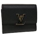 LOUIS VUITTON Portefeuille Capsine XS Wallet Taurillon Black M68587 auth 45059 - Louis Vuitton