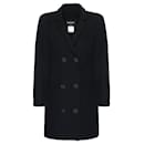 Übergroße schwarze Tweed-Jacke mit CC-Knöpfen - Chanel