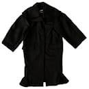 Black wool oversized coat - Jacquemus