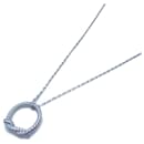 *Gioielli collana collana di diamanti Cartier CARTIER Entrelace (ORO BIANCO) diamante da donna trasparente [usato]