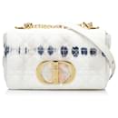 Dior White Small Tie Dye Denim Caro