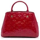 Louis Vuitton Monograma vermelho Vernis Montaigne BB