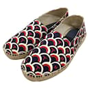 ****VALENTINO GARAVANI Marineblaue x rote Slip-Ons - Valentino Garavani