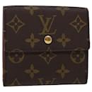 LOUIS VUITTON Monogram Portefeuille Elise Portefeuille M61654 Auth LV 42815 - Louis Vuitton