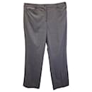 Pantalon texturé Michael Kors en laine vierge grise