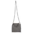 Stella McCartney Falabella Mini Quilted Tote Bag in Grey Faux Leather - Stella Mc Cartney