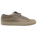 Common Projects Achilles Low Sneakers in Warm Grey Leather - Autre Marque